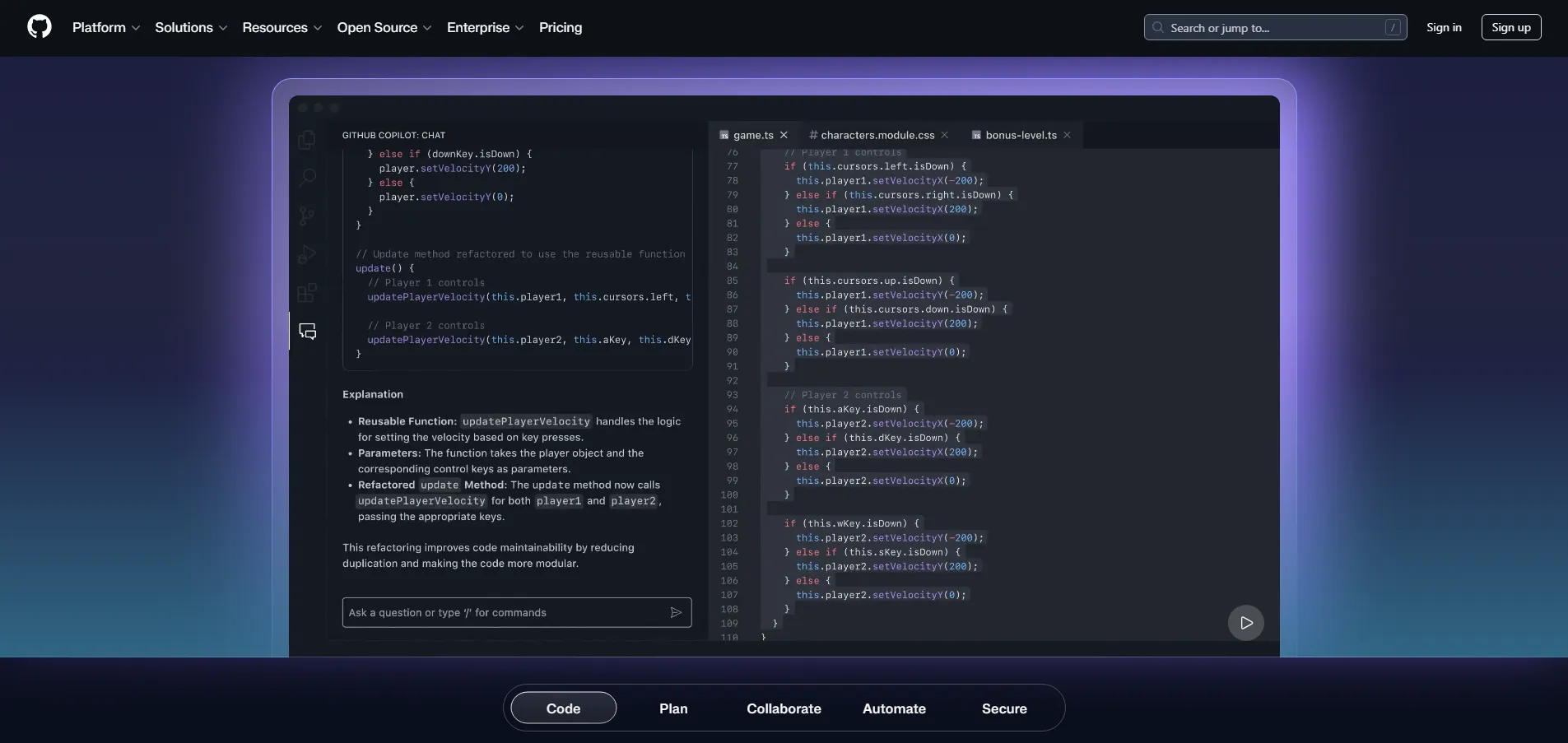 cursor ai vs github copilot website