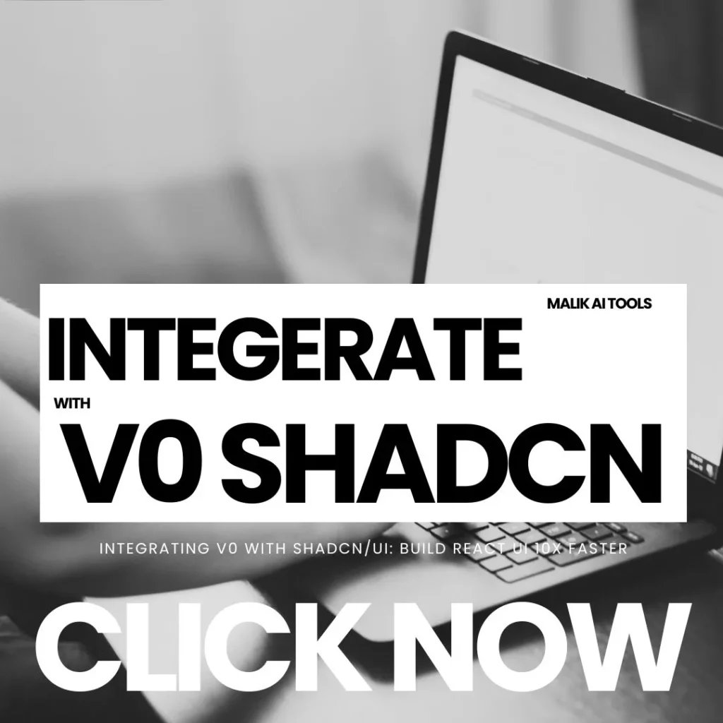 Integrating v0 with shadcnui